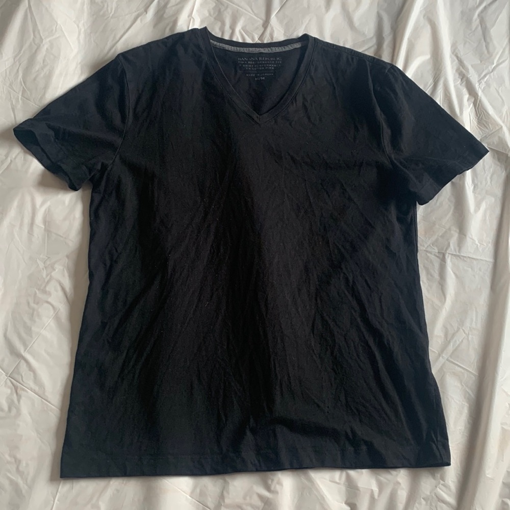 Guess & Banana Republic black T-shirtβs menβs size medium - Picture 3 of 14